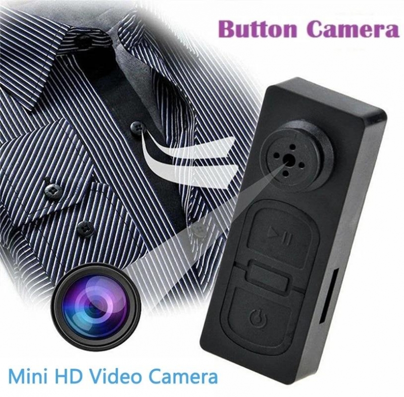 T-Shirt Button Mini Camera 3 In 1 Take Photos Video Audio Recorder Loop Recording Outdoors Micro Camcorders Safety Monitor Cam | Fugo Best