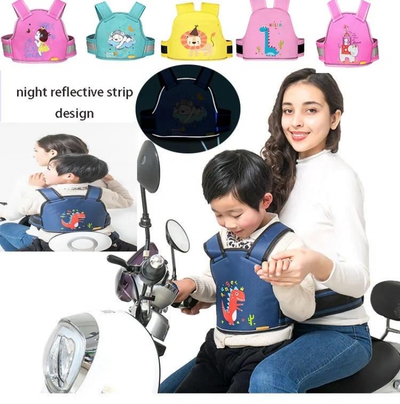 Baby Kids Safety Motorcycle Belt Child Seat Belt Riding Harness Motor Cycle Baby Straps Anti-fall Loss Protection Belt | Fugo Best