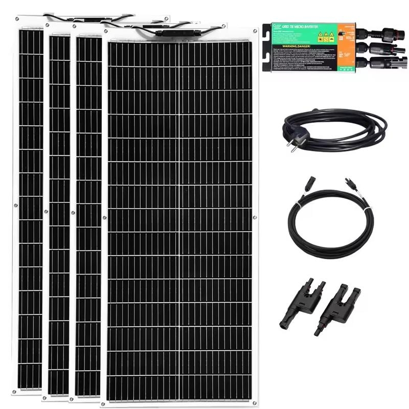 400W Waterproof Solar Panel, 600W Inverter, Balcony Power Station, Complete System, Plug and Play, Special for balcony Home Grid | Fugo Best