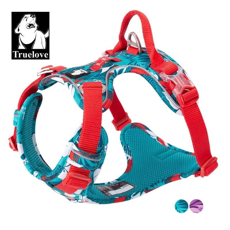 Truelove No Pull Dog Harness Vest Nylon Reflective Soft Pet Harness Dog For Small Big Dogs Running Training Belt French Bulldog | Fugo Best
