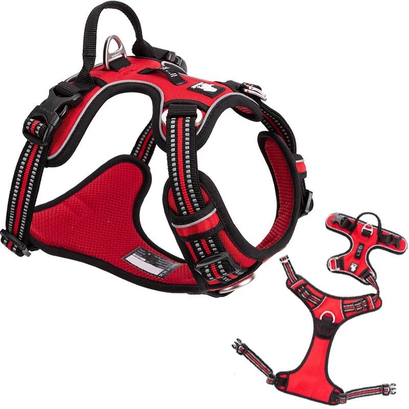 Truelove Front Nylon Dog Harness No Pull Vest Soft Adjustable Safety Harness For Dog Small Large Running Training French Bulldog | Fugo Best