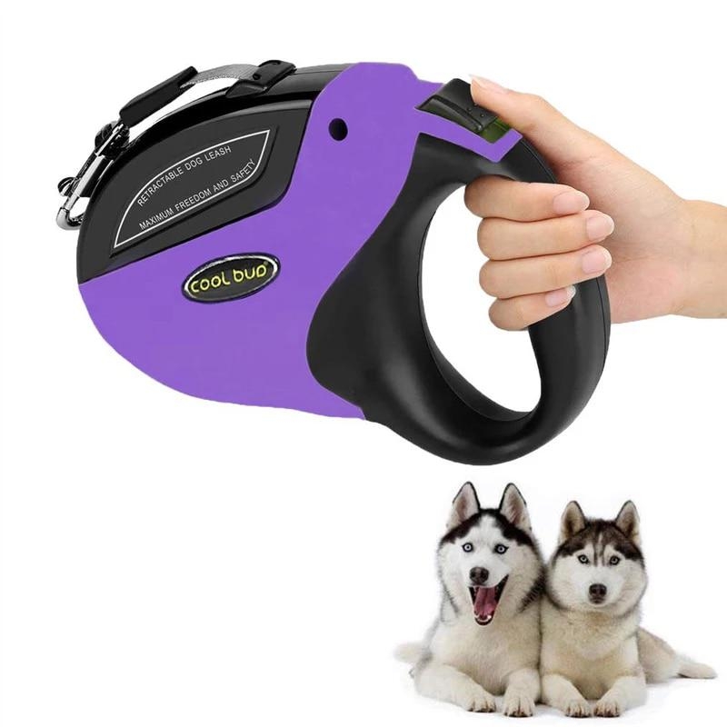 Retractable Dog Leash Anti-Slip Pet Walking Jogging Training Leash for Small Medium Large Dogs Up to 110lbs Roulette For Dogs | Fugo Best