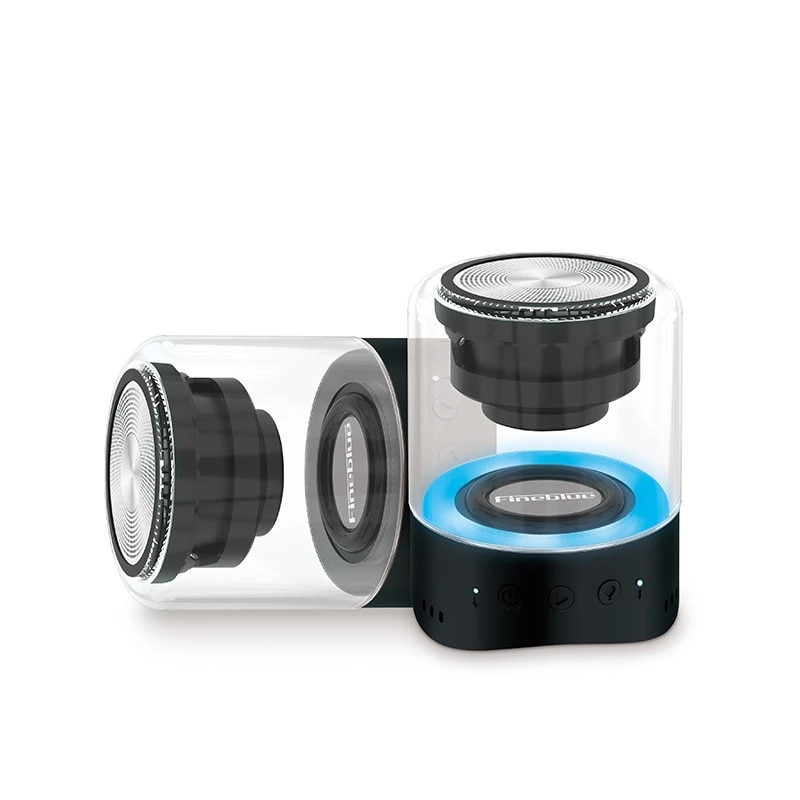 Fineblue MK22 TWS Wireless Speaker Bluetooth Mini Speaker LED light Mega Bass Stereo Music Portable Waterpoof | Fugo Best