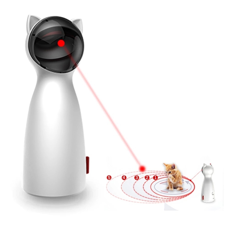 Automatic Cat Toys Interactive Smart Teasing Pet LED Laser Funny Handheld Mode Electronic Pet for All Cats Laserlampje Kat | Fugo Best