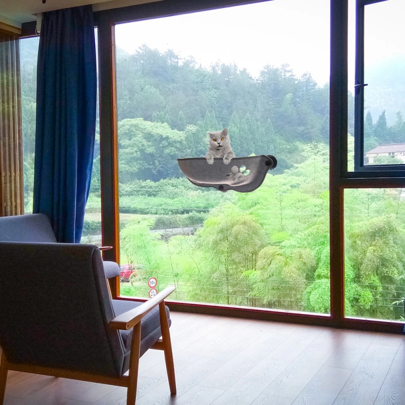 Cute Pet Hanging Beds Bearing Cat Sunny Window Seat Mount Pet Cat Hammock Comfortable Cat Pet Bed Shelf Seat Beds | Fugo Best