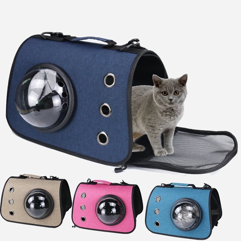 Portable Cats Bag Dog Carrier Handbag Foldable Travel Pet Bag Puppy Cat Carrying Outdoor Bag For Small Dogs Shoulder Pets Bag | Fugo Best