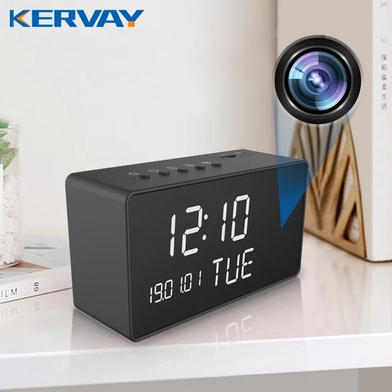 1080P Smart Clock Camera IP WIFI Wireless Home Security Clock Invisible Lens Battery Camera 2MP Video Surveillance Secret Camera | Fugo Best