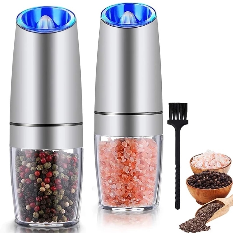 Gravity Electric Salt and Pepper Grinder Automatic Pepper and Salt Mill Grinder Porcelain Grinding Core Mill for Kitchen Tools | Fugo Best