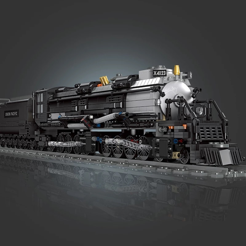 1608PCS City High-Speed Rail Building Blocks Locomotive Technical Steam Train Big Boy Bricks DIY Toys For Children Kids Gifts | Fugo Best