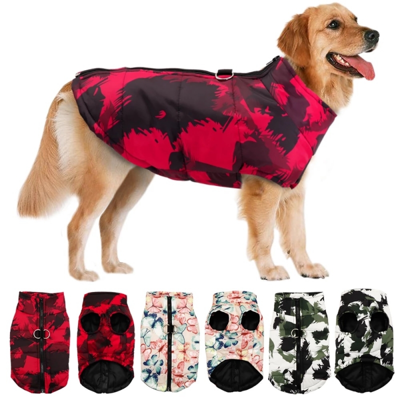 Winter Pet Dog Clothes French Bulldog Pet Warm Jacket Coat Waterproof Dog Clothing Outfit Vest For Small Medium Large Dogs | Fugo Best