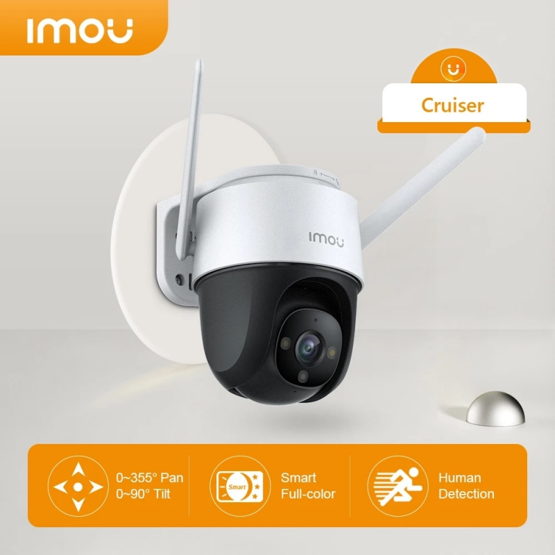Imou Cruiser IP Camera Wifi Camera Outdoor Two-way Talk Human Detection Smart Tracking Wifi Hotspot Ethernet IP66 Surveillance | Fugo Best