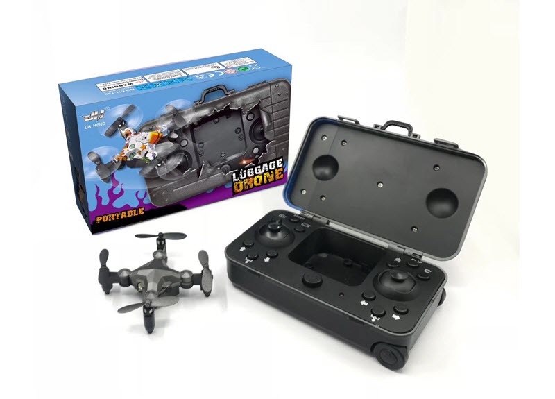 2.4G WIFI DH-120 Luggage mini drone with 480p Camera | Fugo Best