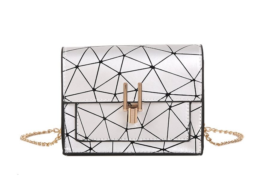 DOLOVE Women Shoulder Bags Summer New Korean Version of The Messenger Bag Handbag Chain Wild Crack Printing Wild Crossbody Bag | Fugo Best