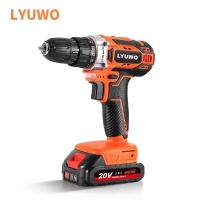 LYUWO Cordless Drill 40N Electric Screwdriver With Screwdriver Head, Two Wireless Power Drive Battery Tools | Fugo Best
