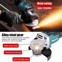 Electric Brushless Angle Grinder Polishing Cutting Machine Cordless Angle Grinder Tool For Makita 18V Battery | Fugo Best
