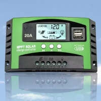 Auto MPPT Solar Charge Street Light Controller Solar Panel PV Regulator LCD Display 12V/24V | Fugo Best