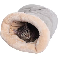 Autumn and Winter Cat Sleeping Bag Semi-enclosed Cat Nest Warm Small and Medium-sized Pet Nest Can Be Disassembled and Washed | Fugo Best